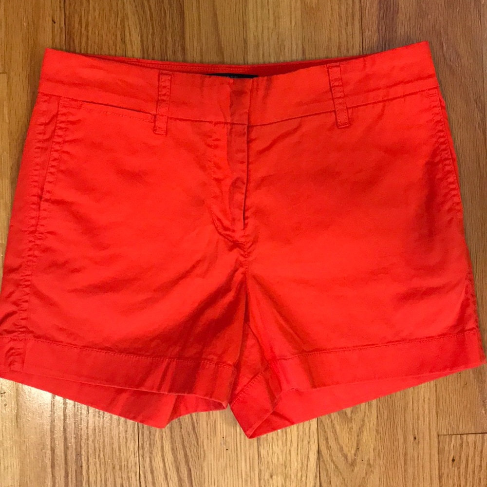 NWOT J. Crew 4” Stretch Chino Shorts. Size 0